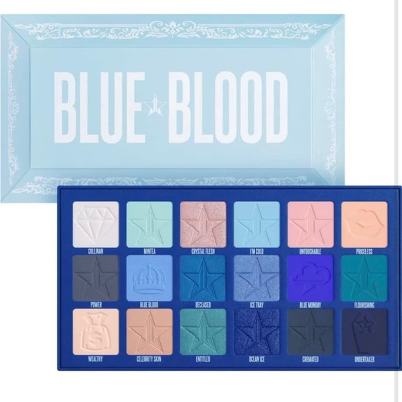 Jeffree Star Cosmetics Blood Sugar Blue Blood Eyeshadow Palette (NWT) - Picture 6 of 6